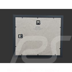 Jaguar Rahmen XK 120 Roadster 1948 Schwarzer Holzrahmen mit Skizze 25 x 30 cm - Uli Ehret