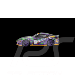 Toyota GR Supra Kuhl D1GP Evangelion Racing 2021 Purple / Green 1/64 Mini GT MGT00951-BL