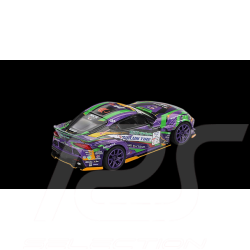 Toyota GR Supra Kuhl D1GP Evangelion Racing 2021 Violet / Vert 1/64 Mini GT MGT00951-BL