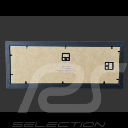 Ferrari 499P n° 51 Winner 24h Le Mans 2023 Black Wooden Frame 38 x 15 cm - Uli Ehret