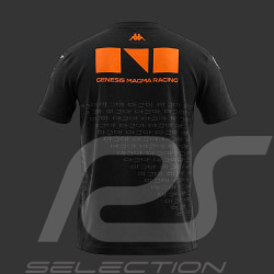Genesis T-Shirt Magma Racing Hypercar Kappa Schwarz / Orange 311T84W-005 - unisex
