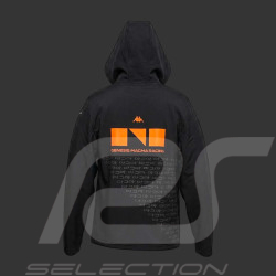 Veste Genesis Magma Racing Hypercar Coupe-Vent Kappa Noir / Orange 311T7FW-005 - mixte