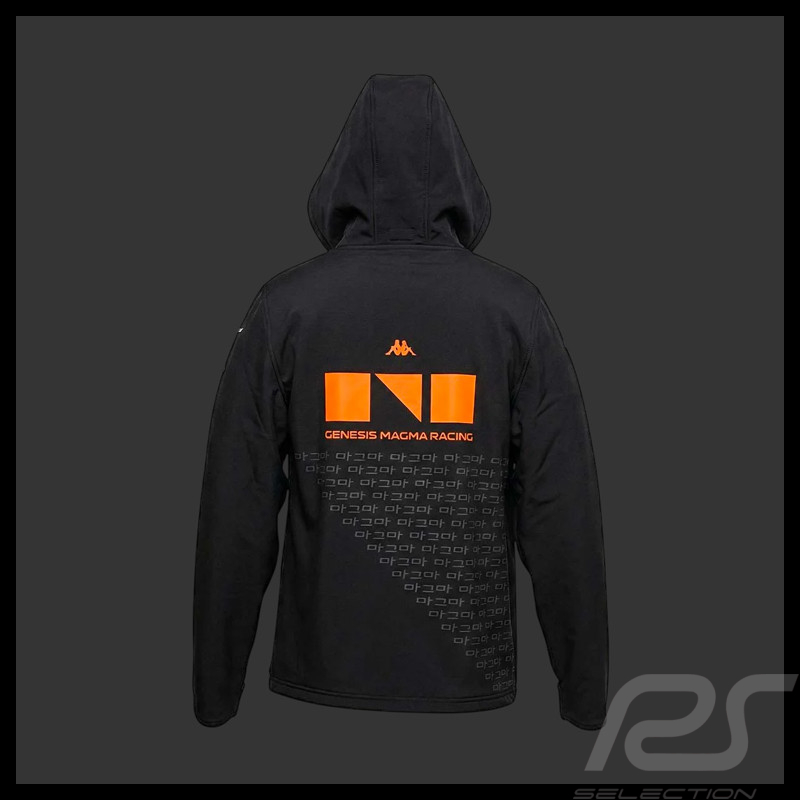 Genesis Jacket Magma Racing Hypercar Coupe-Vent Kappa Black / Orange 311T7FW-005 - unisex