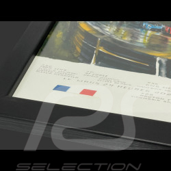 24h LeMans Frame "The Mulsanne Kink" 2023 Black Wooden Frame 25 x 30 cm - Uli Ehret