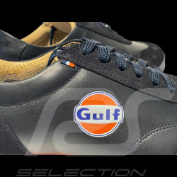 Chaussure Gulf en cuir Bleu Marine / Orange – GU252FWM04-100