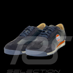 Chaussure Gulf en cuir Bleu Marine / Orange – GU252FWM04-100