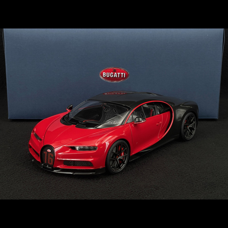 Bugatti Chiron Sport 2019 Red / Carbon 1/18 AutoArt 70996