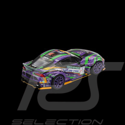 Toyota GR Supra Kuhl D1GP Evangelion Racing 2021 Lila / Grün 1/64 Mini GT MGT00951-BL