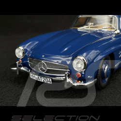 Mercedes-Benz 300 SL Gullwing 1954 Bleu 1/18 Norev 183852