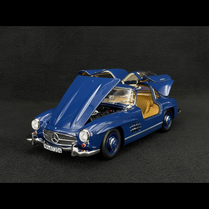 ミニカー ノレブ 1/18 メルセデスベンツ 300 SL 1954 ブルー NOREV