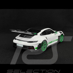 Porsche 911 GT3 RS Typ 992 2022 Tribute To 1972 Carrera RS Weissach Package Weiß / Grüne Streifen 1/18 Norev 187372
