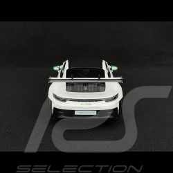 Porsche 911 GT3 RS Type 992 2022 Tribute To 1972 Carrera RS Pack Weissach Blanc / Bandes Vertes 1/18 Norev 187372