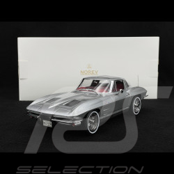 Chevrolet Corvette Stingray 1963 Argent Sebring 1/18 Norev 189052