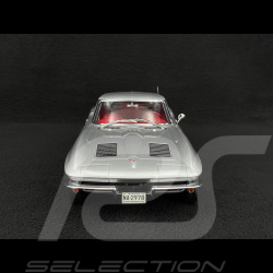 Chevrolet Corvette Stingray 1963 Sebring Silver 1/18 Norev 189052