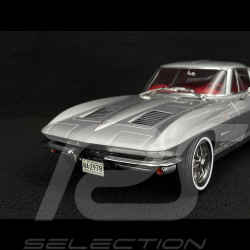 Chevrolet Corvette Stingray 1963 Sebring Silber 1/18 Norev 189052