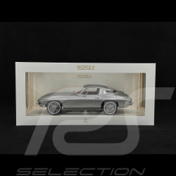 Chevrolet Corvette Stingray 1963 Sebring Silber 1/18 Norev 189052