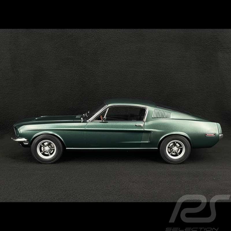 Ford Mustang Fastback GT 1968 Bullitt Steve McQueen Vert satin 1/12 Norev 122702