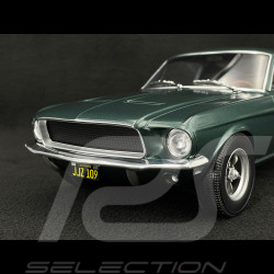 Ford Mustang Fastback GT 1968 Bullitt Steve McQueen Vert satin 1/12 Norev 122702