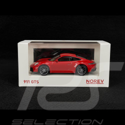 Porsche 911 Carrera GTS Type 992.2 2024 Carmine Red 1/43 Norev Jet Car 750066