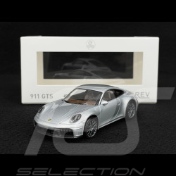 Porsche 911 Carrera GTS Type 992.2 2024 Polar Silver Grey 1/43 Norev Jet Car 750065