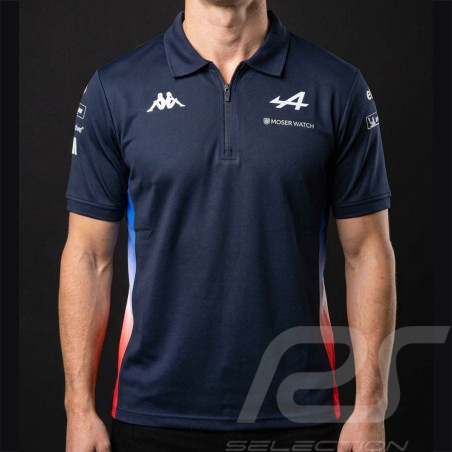 Alpine Poloshirt Endurance Kappa Marineblau / Rot 34275IW-K89 - unisex