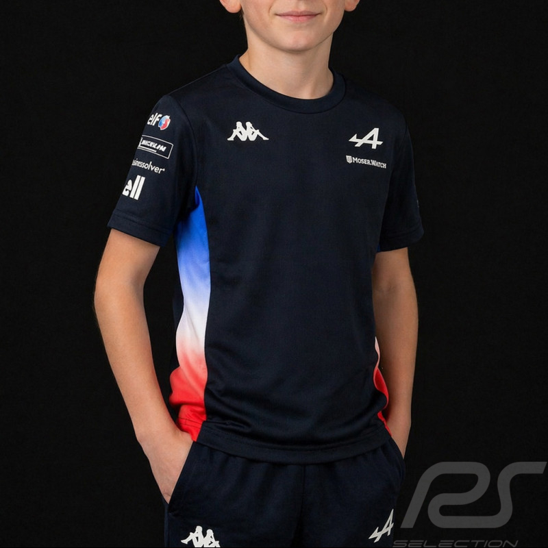 Alpine T-shirt Endurance Team Kappa Navy Blue / Red 372E2KW-K89 - kids
