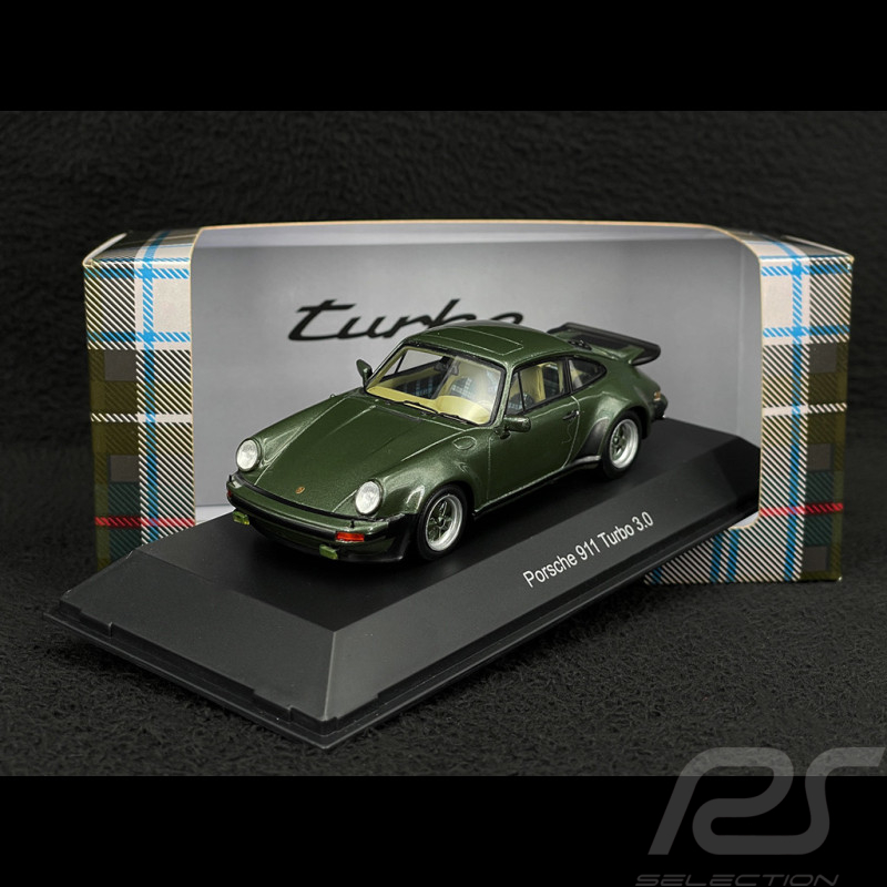 Porsche 911 Turbo 3.0 Type 930 1977 Vert Chêne Métallique 1/43 Spark MAP02030124