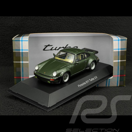 Porsche 911 Turbo 3.0 Type 930 1977 Vert Chêne Métallique 1/43 Spark MAP02030124