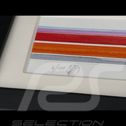 Cadre Mini Cooper n° 55 1960 Cadre en Bois Noir 38 x 15 cm - Uli Ehret