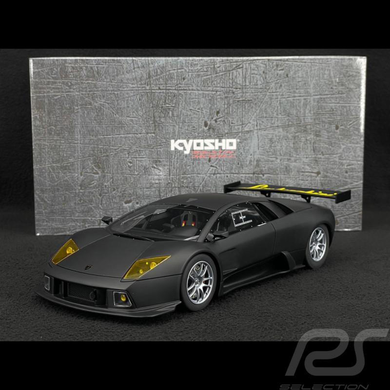 Lamborghini Murcielago R-GT 2007 Matte Black 1/18 Kyosho KSR18505BK