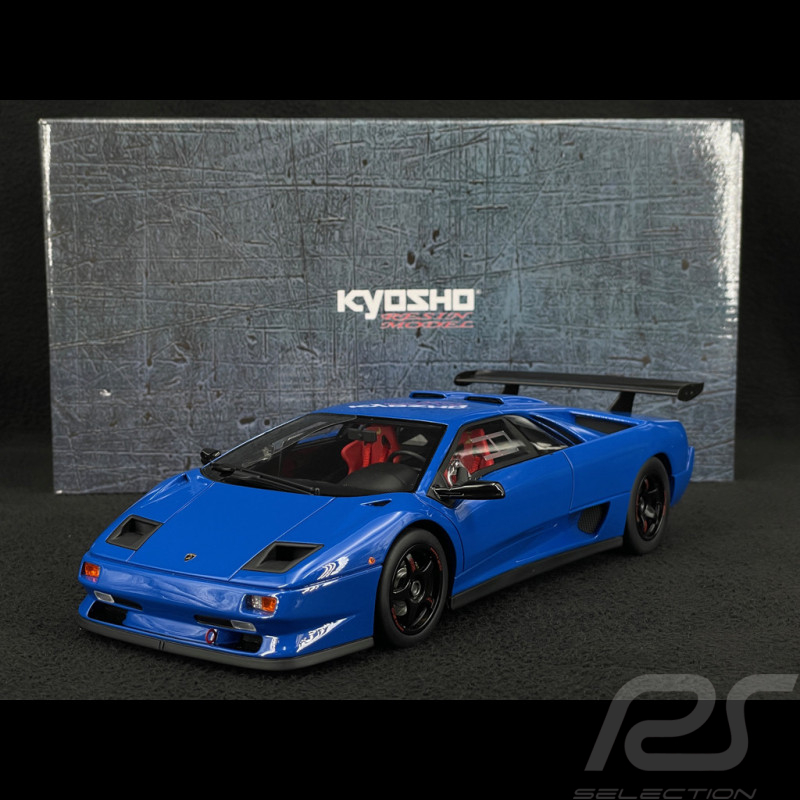 Lamborghini Diablo SV-R Salon de Genève 1996 Bleu Mat 1/18 Kyosho KSR18510BL