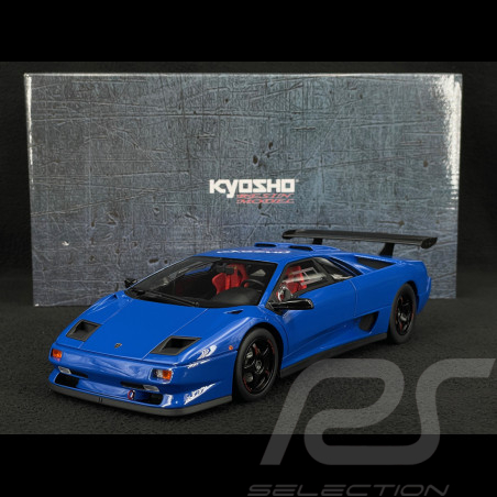 Lamborghini Diablo SV-R Genfer Autosalon 1996 Mattblau 1/18 Kyosho KSR18510BL