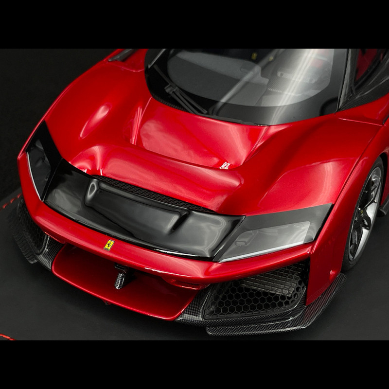 Rosso Rims Ferrari F80 2024 Rosso Supercar / Two-Tone Carbon Rims 1/18 BBR Models ...