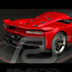 Ferrari F80 2024 Rosso Supercar / Two-Tone Carbon Rims 1/18 BBR Models P18253H