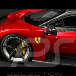 Ferrari F80 2024 Rosso Supercar / Jantes Carbone Bicolores 1/18 BBR Models P18253H