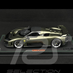 Ferrari F80 2024 Verde Masoni Opaco / Zweifarbige Carbonfelgen 1/18 BBR Models P18253I1