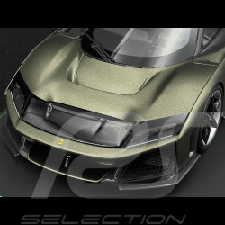 Ferrari F80 2024 Verde Masoni Opaco / Jantes Carbone Bicolores 1/18 BBR Models P18253I1