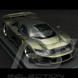 Ferrari F80 2024 Verde Masoni Opaco / Jantes Carbone Bicolores 1/18 BBR Models P18253I1