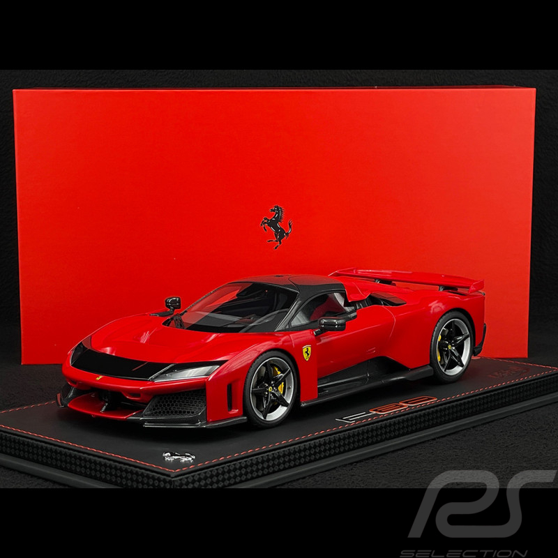 Ferrari F80 2024 Rosso Corsa / Jantes Carbone Bicolores 1/18 BBR Models P18253A1