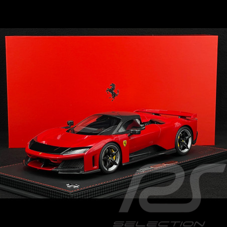 Ferrari F80 2024 Rosso Corsa / Jantes Carbone Bicolores 1/18 BBR Models P18253A1