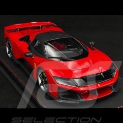 Ferrari F80 2024 Rosso Corsa / Jantes Carbone Bicolores 1/18 BBR Models P18253A1