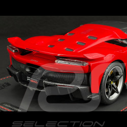 Ferrari F80 2024 Rosso Corsa / Two-Tone Carbon Rims 1/18 BBR Models P18253A1