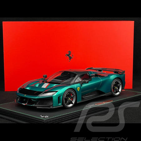 Ferrari F80 2024 Vert Jewel / Jantes Carbone Bicolores 1/18 BBR Models P18253F1