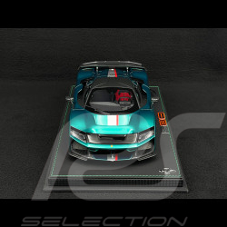 Ferrari F80 2024 Jewel Green / Two-Tone Carbon Rims 1/18 BBR Models P18253F1