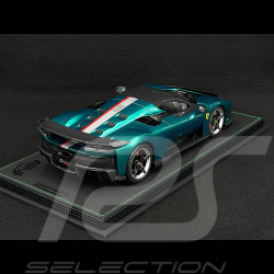 Ferrari F80 2024 Jewel Green / Two-Tone Carbon Rims 1/18 BBR Models P18253F1