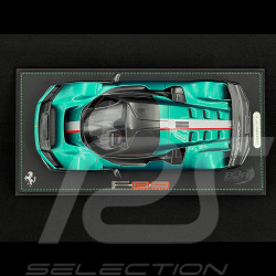 Ferrari F80 2024 Jewel Green / Two-Tone Carbon Rims 1/18 BBR Models P18253F1