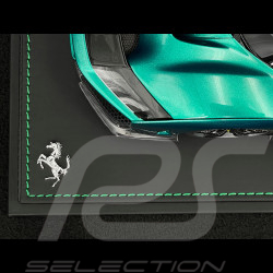 Ferrari F80 2024 Jewel Green / Two-Tone Carbon Rims 1/18 BBR Models P18253F1
