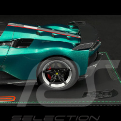 Ferrari F80 2024 Juwelengrün / Zweifarbige Carbonfelgen 1/18 BBR Models P18253F1