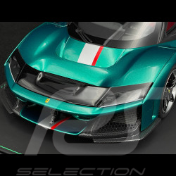 Ferrari F80 2024 Jewel Green / Two-Tone Carbon Rims 1/18 BBR Models P18253F1