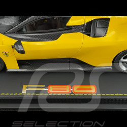 Ferrari F80 2024 Giallo Modena / Silberne Felgen 1/18 BBR Models P18253L